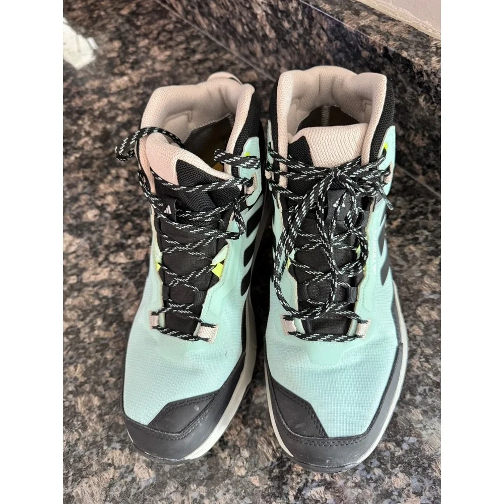 Adidas Terrex Free Hiker Gore-Tex Women's Hiking Boots‎ Mint Black IF4850 Size 9